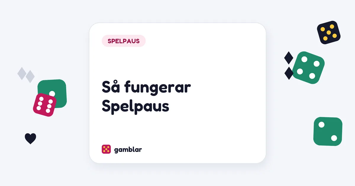Så fungerar Spelpaus