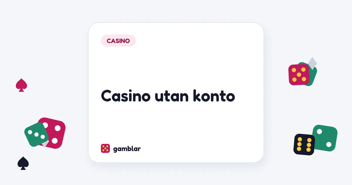 Casino utan konto
