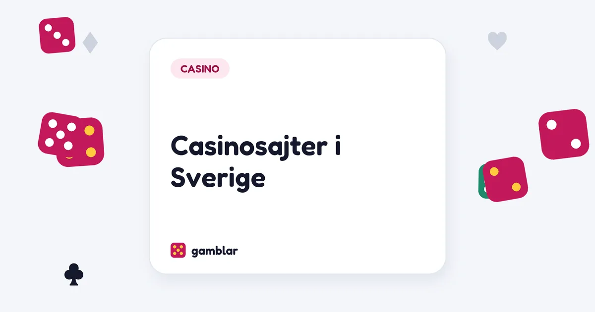 Casinosajter i Sverige