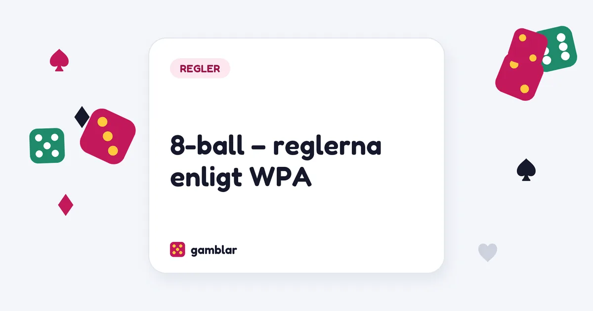 8-ball – reglerna enligt WPA