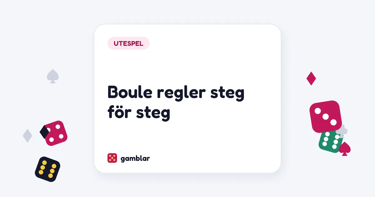Boule regler steg för steg