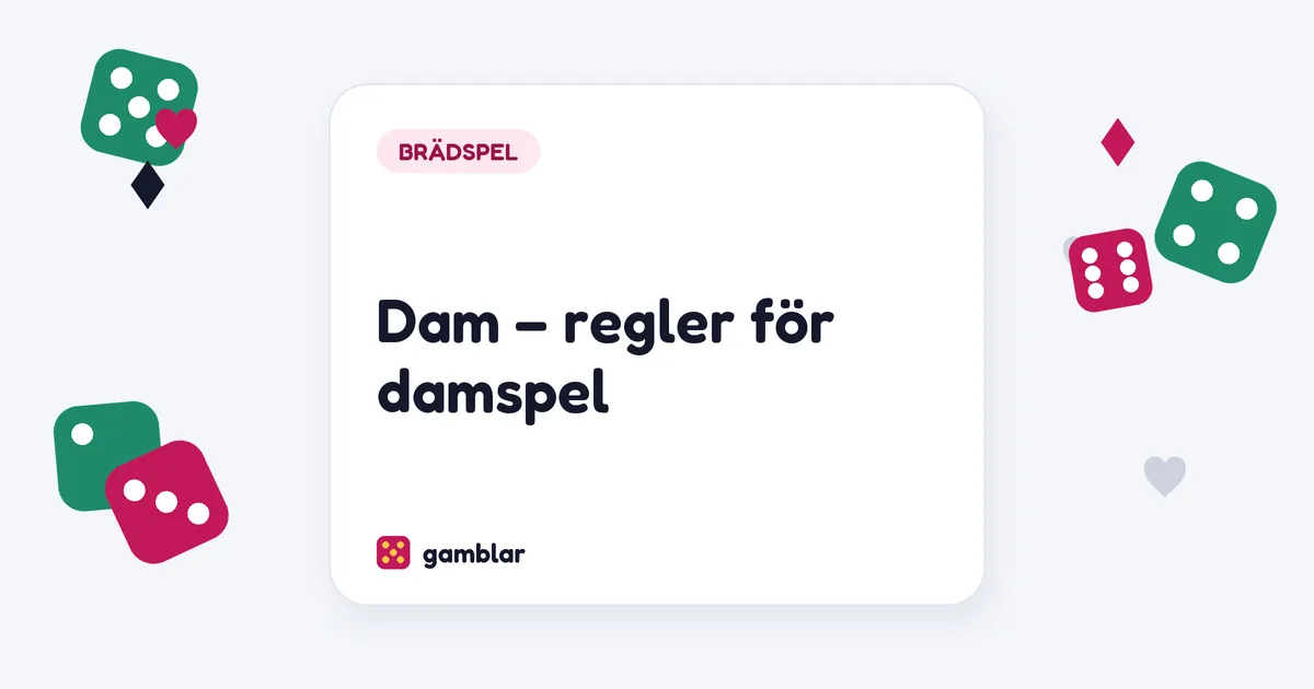 Dam – regler för damspel