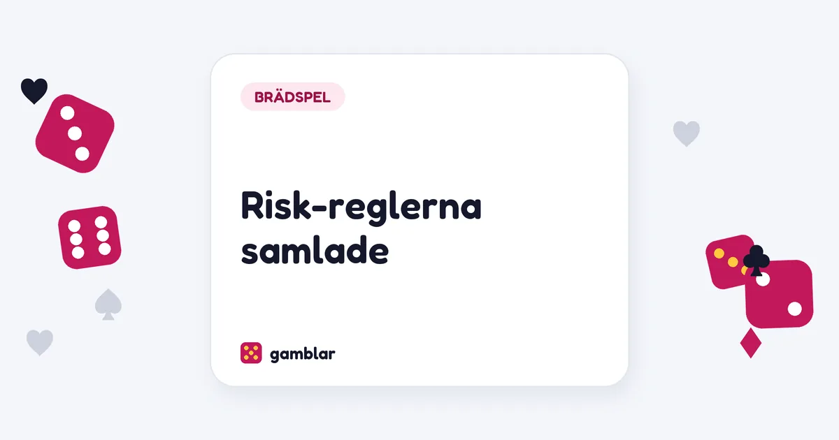 Risk-reglerna samlade