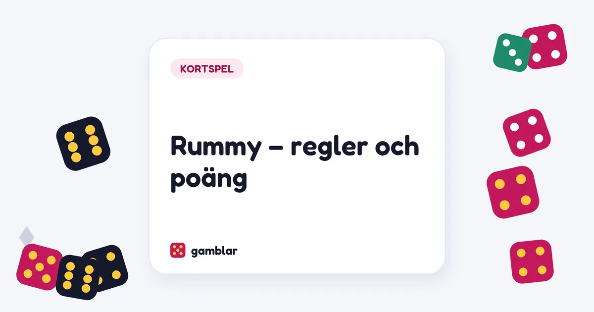 Rummy – regler och poäng