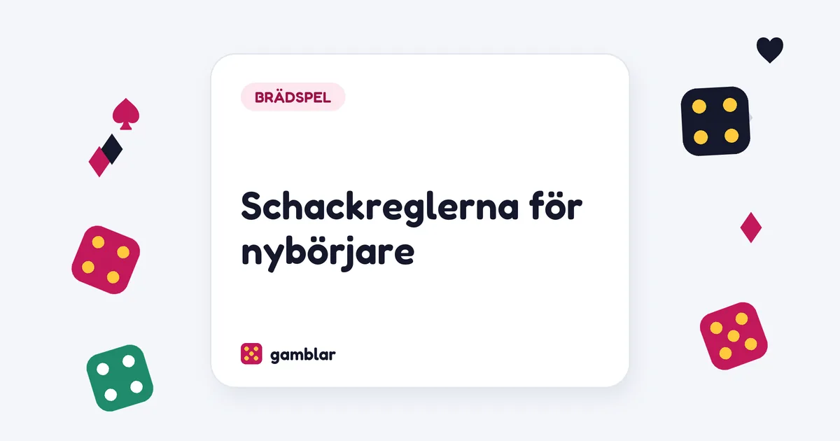 Schackreglerna för nybörjare
