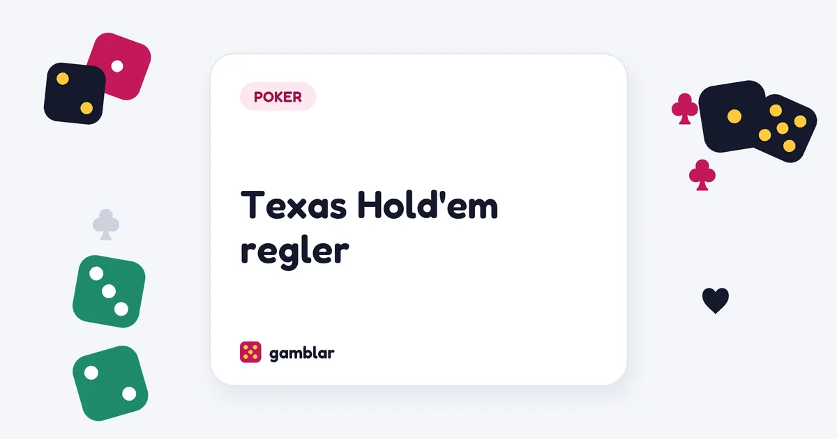 Texas Hold'em regler