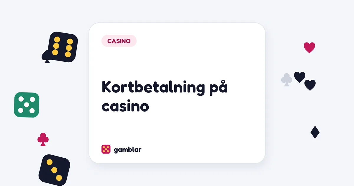 Kortbetalning på casino