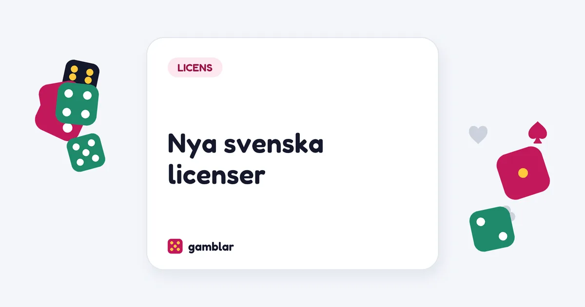 Nya svenska licenser