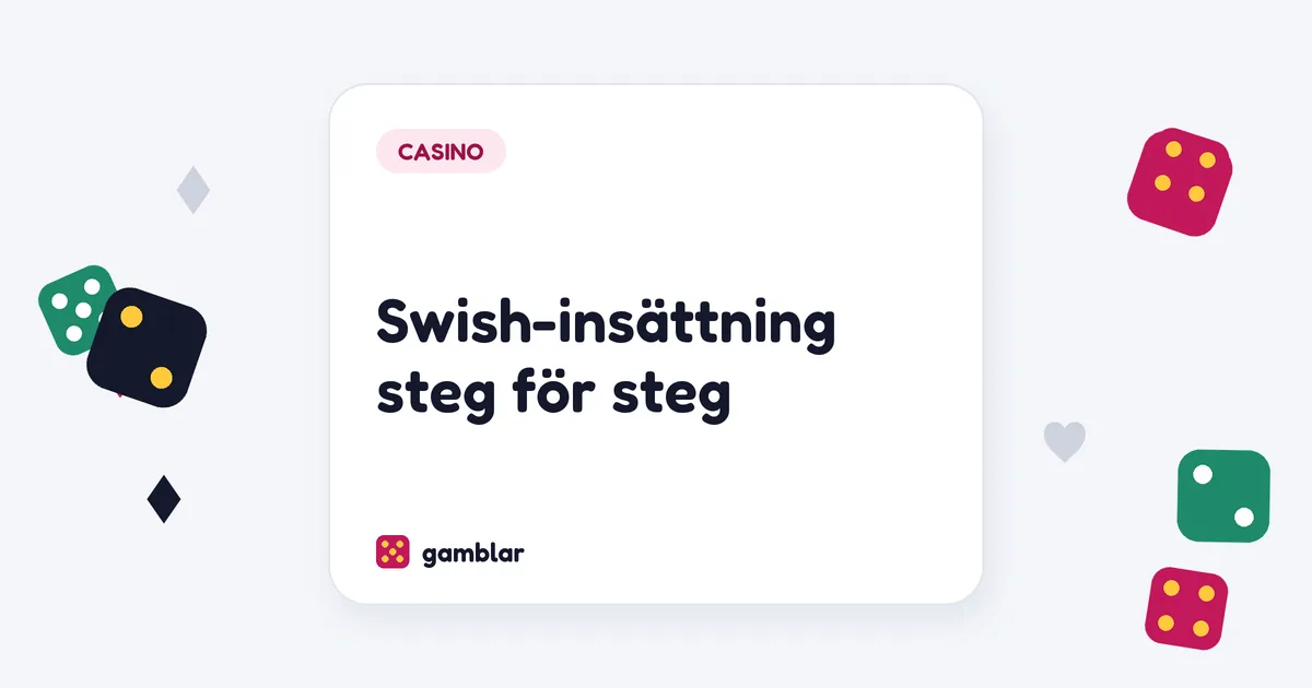 Swish-insättning steg för steg