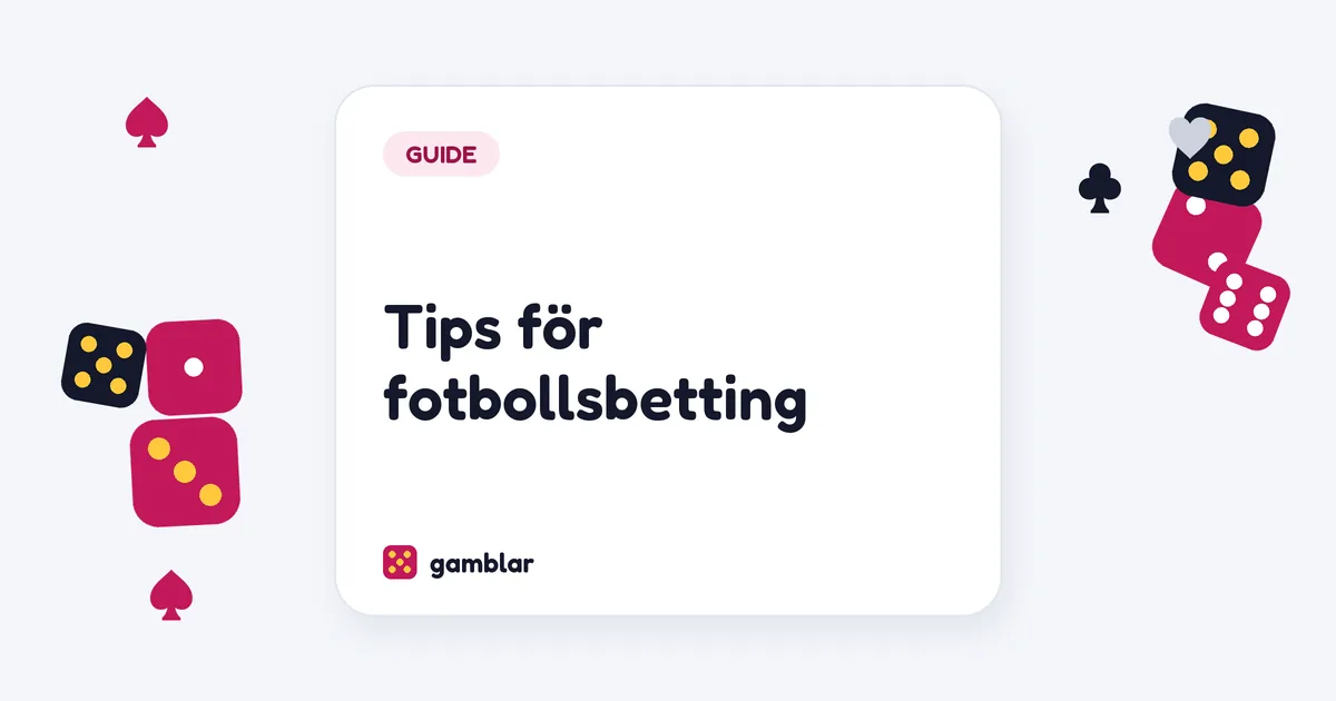 Tips för fotbollsbetting