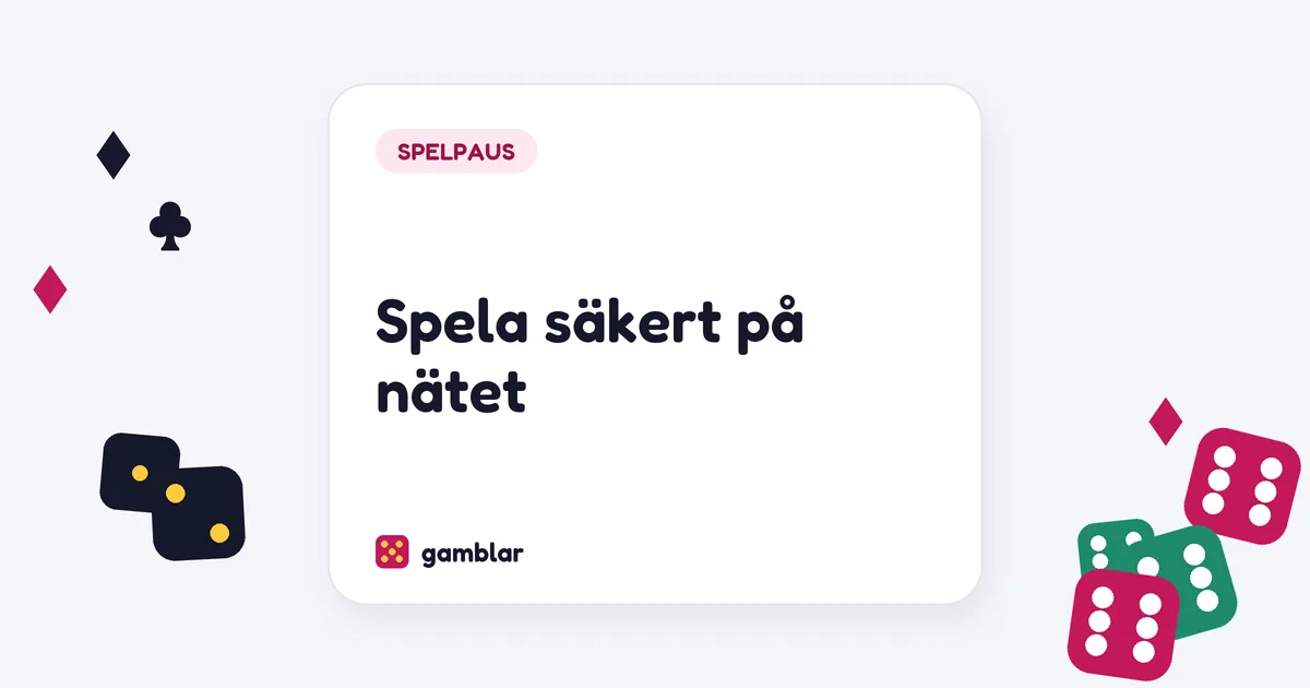 Spela säkert på nätet